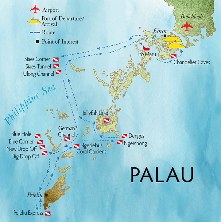 Palau Tauchspots